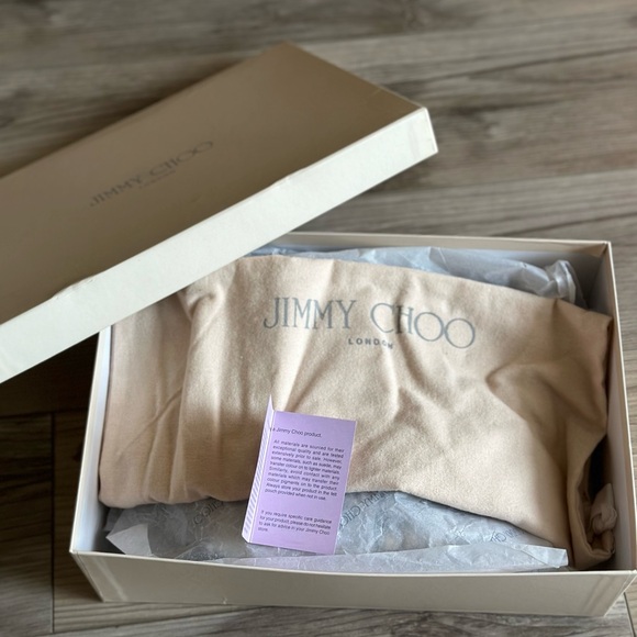 Jimmy Choo Urban Sue in Black Suede and Gold NWT - Picture 9 of 10